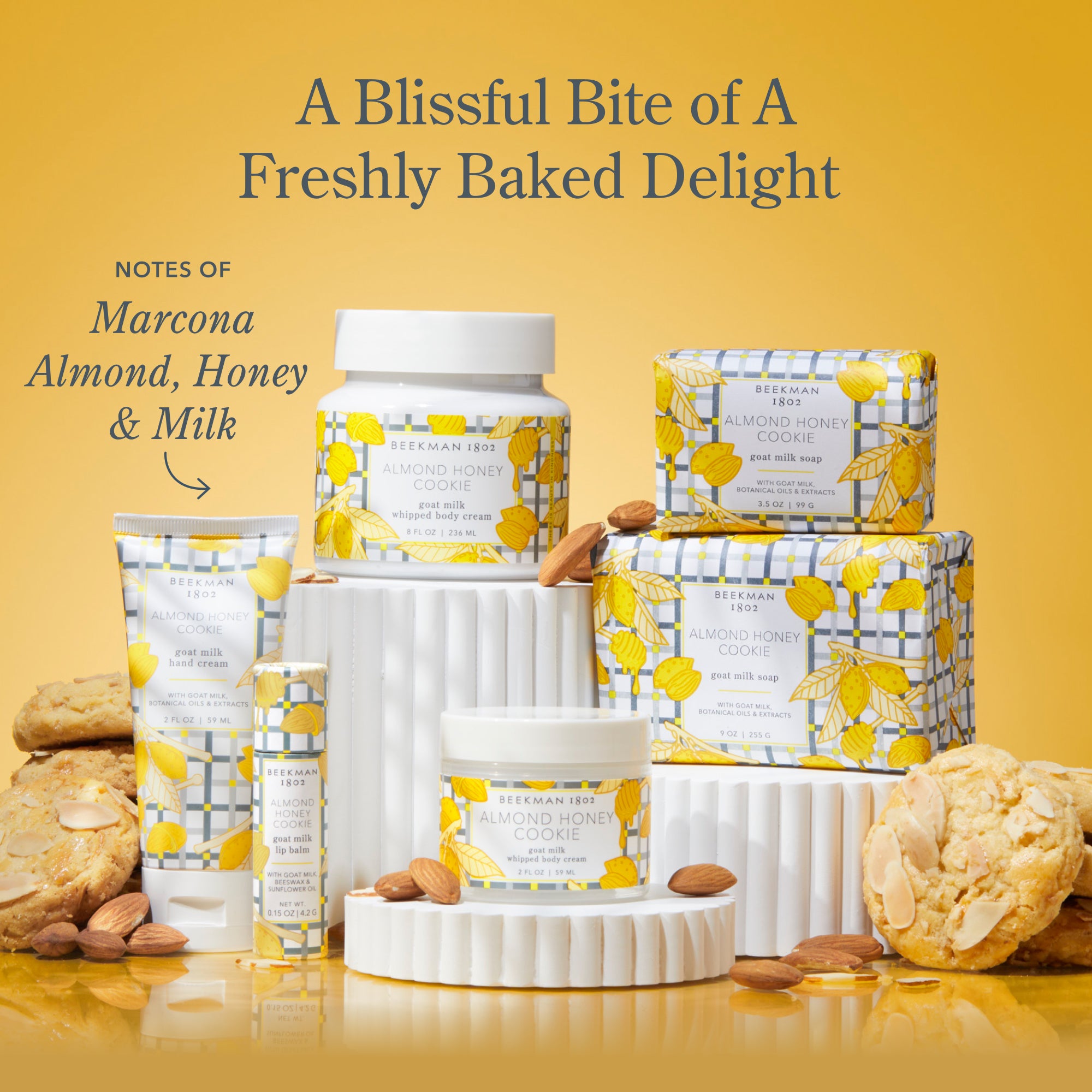 Almond Honey Cookie Mini Hand Cream Set of 3