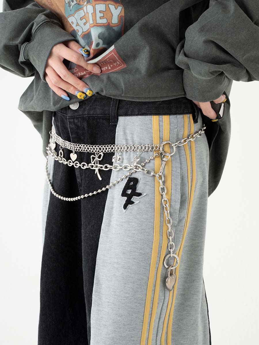 BEFTEY / ホロメタルチェーンベルト（シルバー）