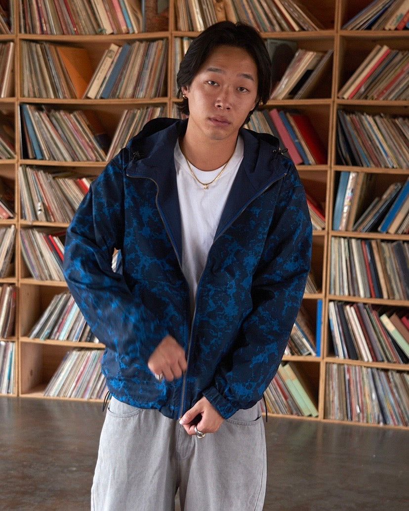 Reversible camo nylon jacket – BELVET