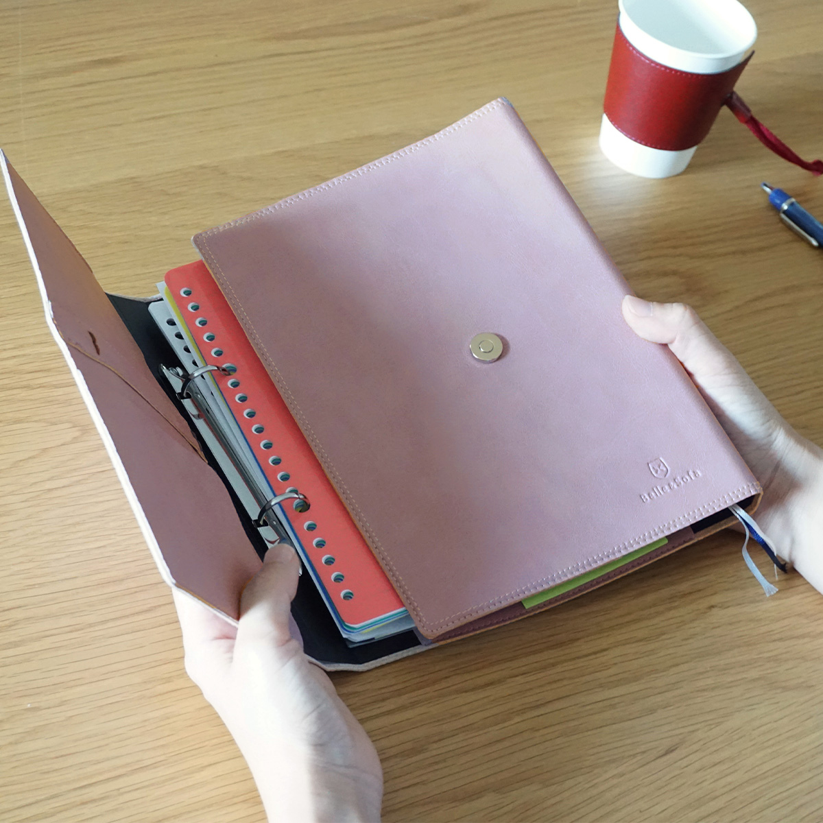 システム手帳 A5 2穴 手帳カバー ブックカバー バインダー 2026年