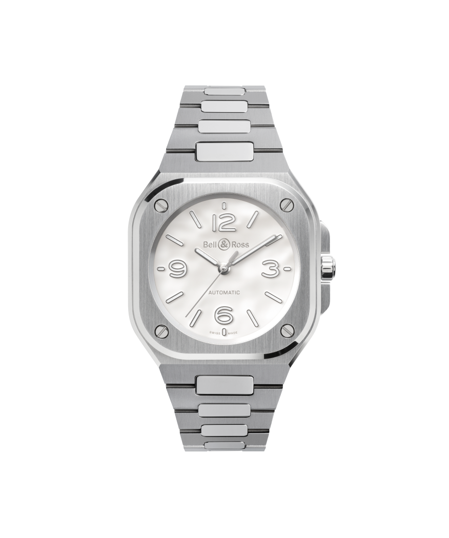 BR-05 36mm Mother Of Pearl Steel – Bell & Ross