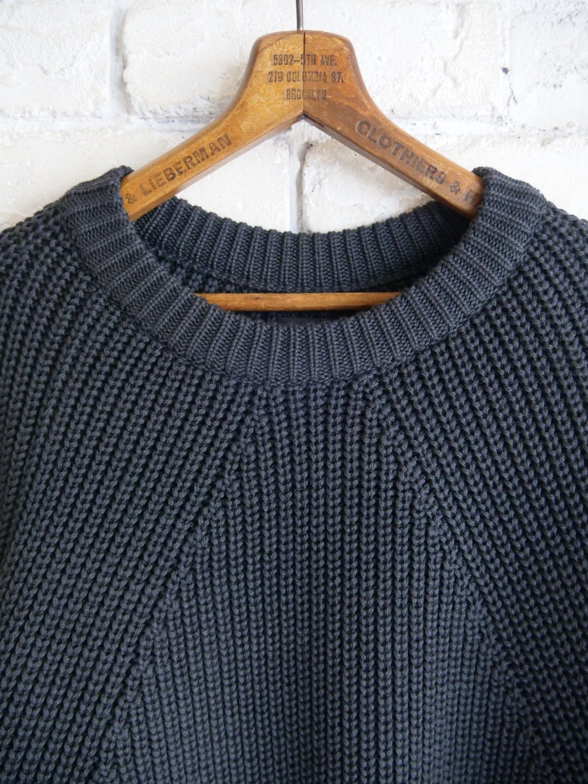 BATONER【MEN'S】SIGNATURE CREW NECK KNIT バトナー シグネチャー