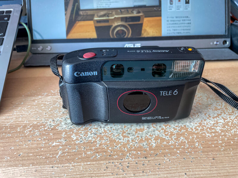 Canon AUTOBOY TELE6】フィルムコンパクトカメラ（オールドフィルム