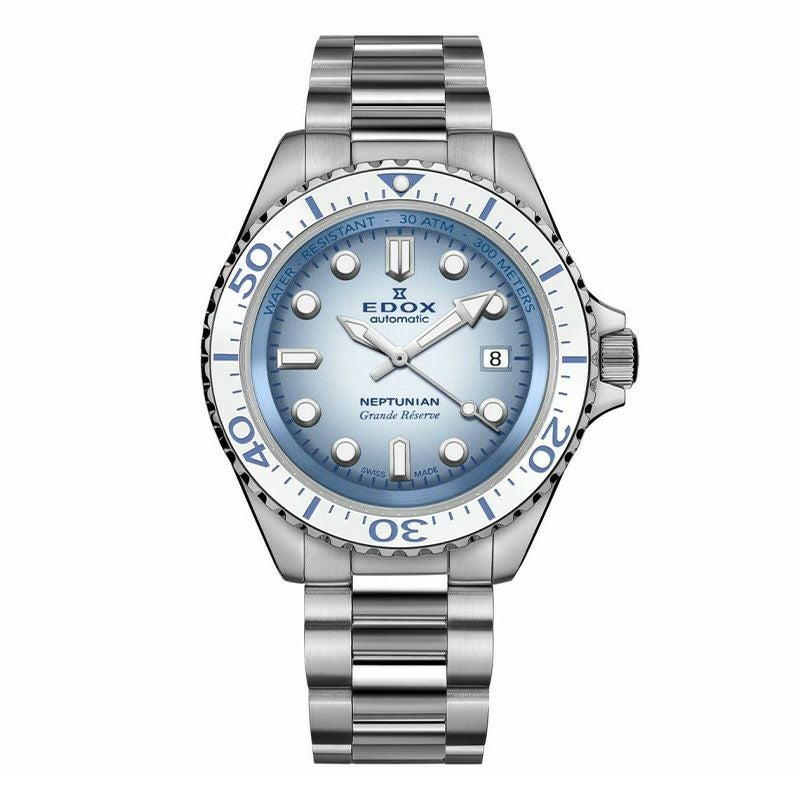 EDOX NEPTUNIAN GRANDE RESERVE DATE AUTOMATIC エドックス