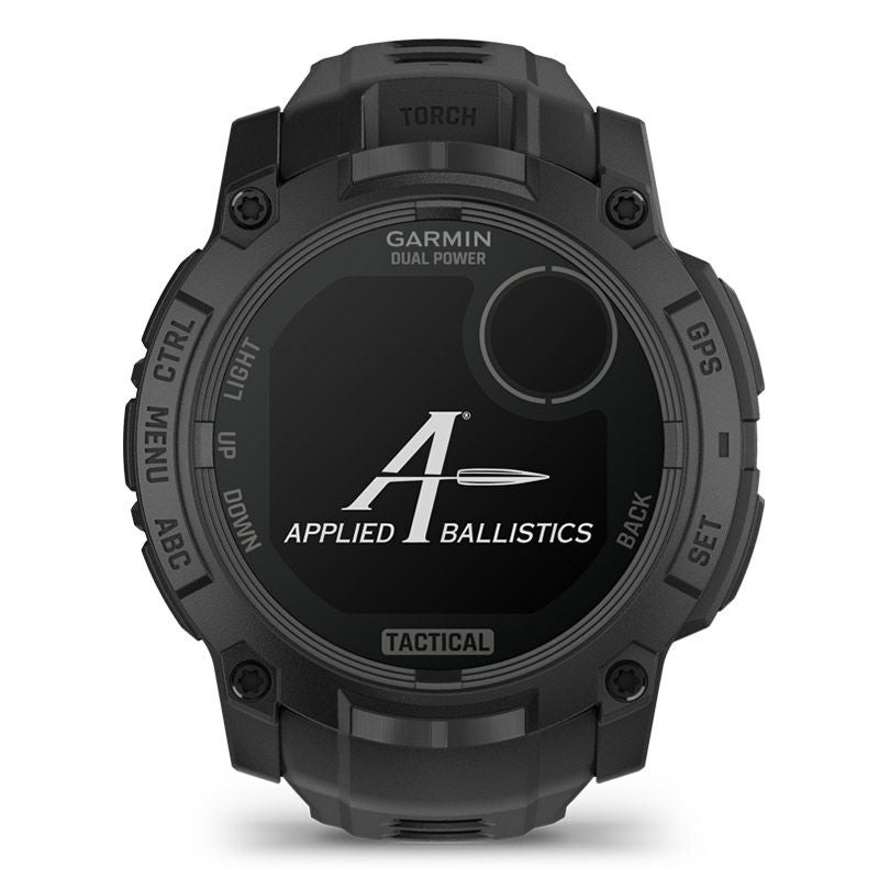 GARMIN Instinct 3 Dual Power Tactical 50mm Black ガーミン