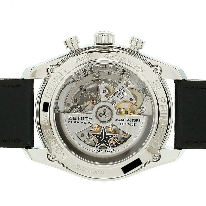 中古】ZENITH EL PRIMERO CHARLES VERMOT TRIBUTE ゼニス エルプリメロ