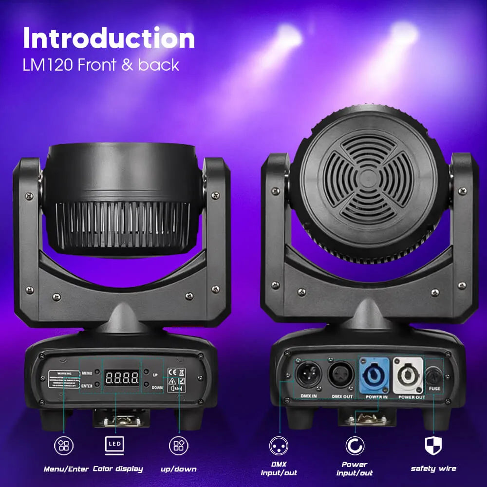 Betopper LM120 Demon's Eye 120w Moving Head DJ Light
