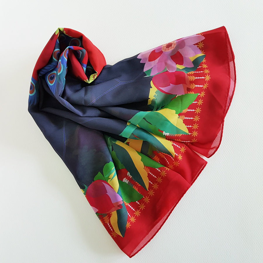 Sights and Scenes of Little India Scarf – BINARY STYLE