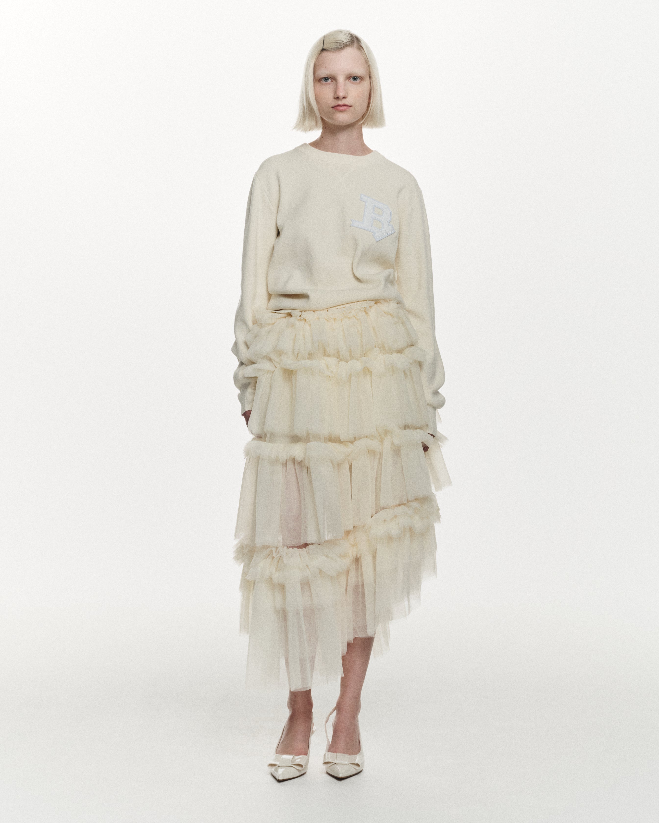 BIBIY. MADE | B. CLUB KNIT WHITE｜Bibiy.