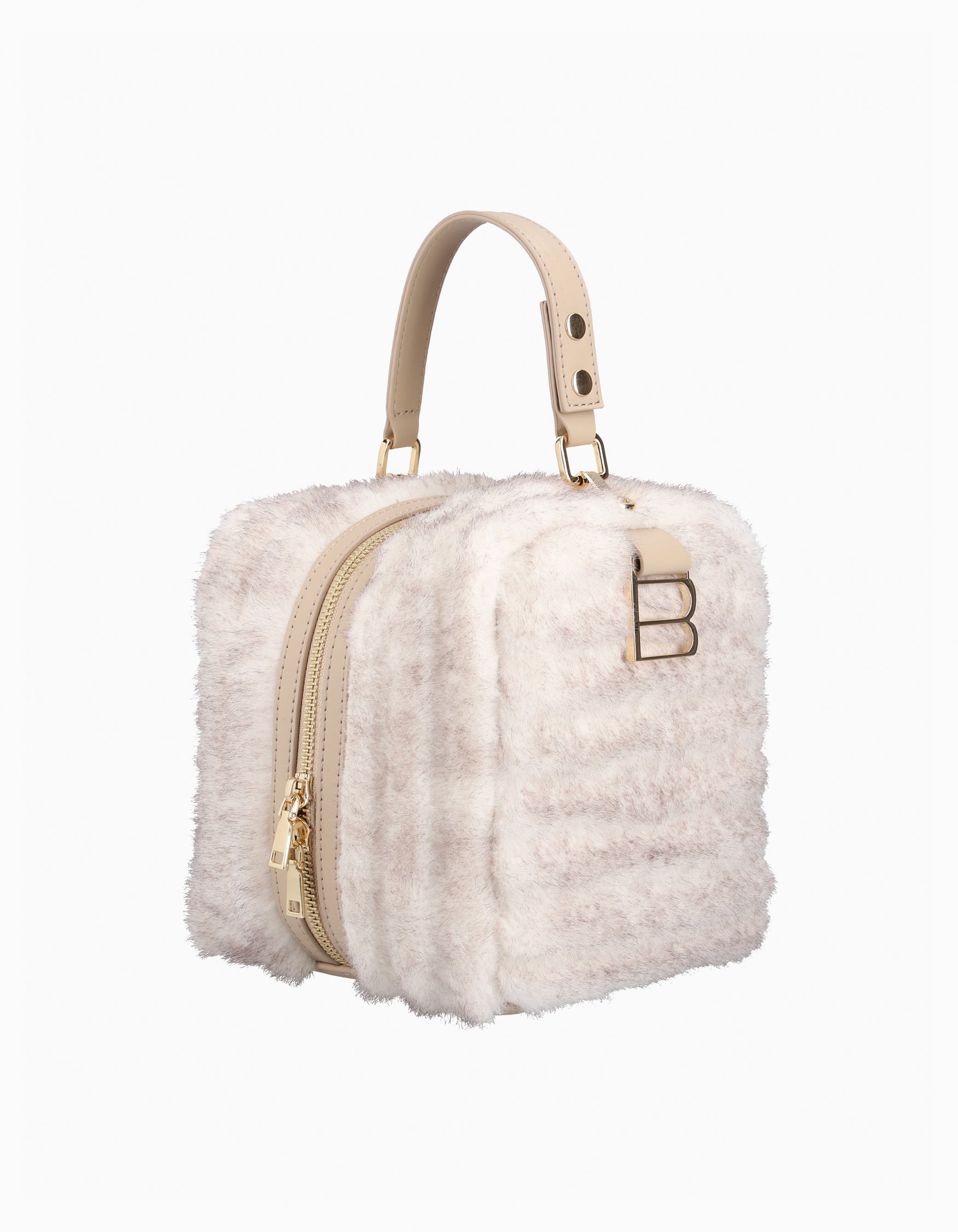 BIBIY. MADE | B. FUR BOX BAG BEIGE｜Bibiy.