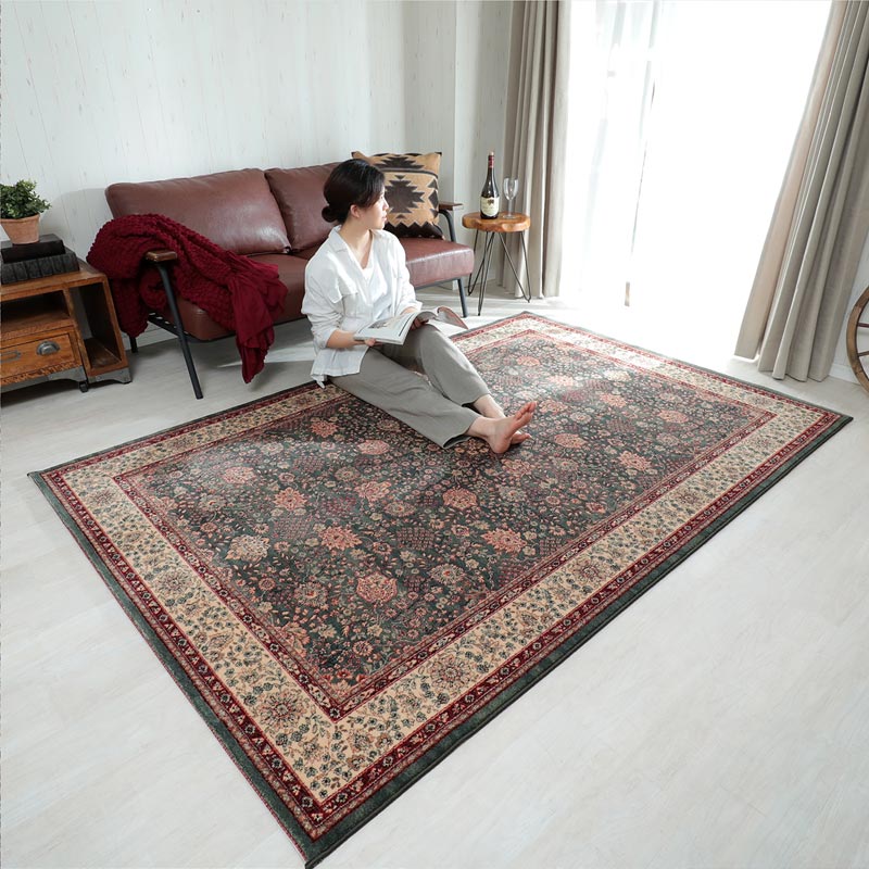 ウール100％！吸湿性に優れたベルギー産ウィルトン織ラグ『ヴァンス