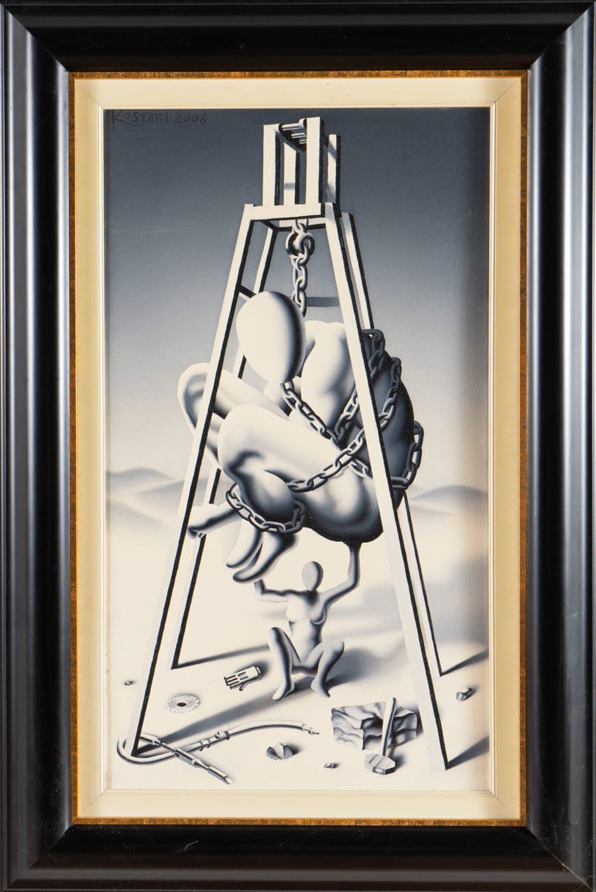 Mark Kostabi (Los Angeles 1960), “Someday a  - Gregory's