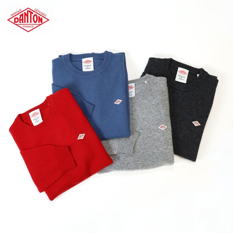 ダントン DANTON/ラムウール クルーネック ニット プルオーバー DT