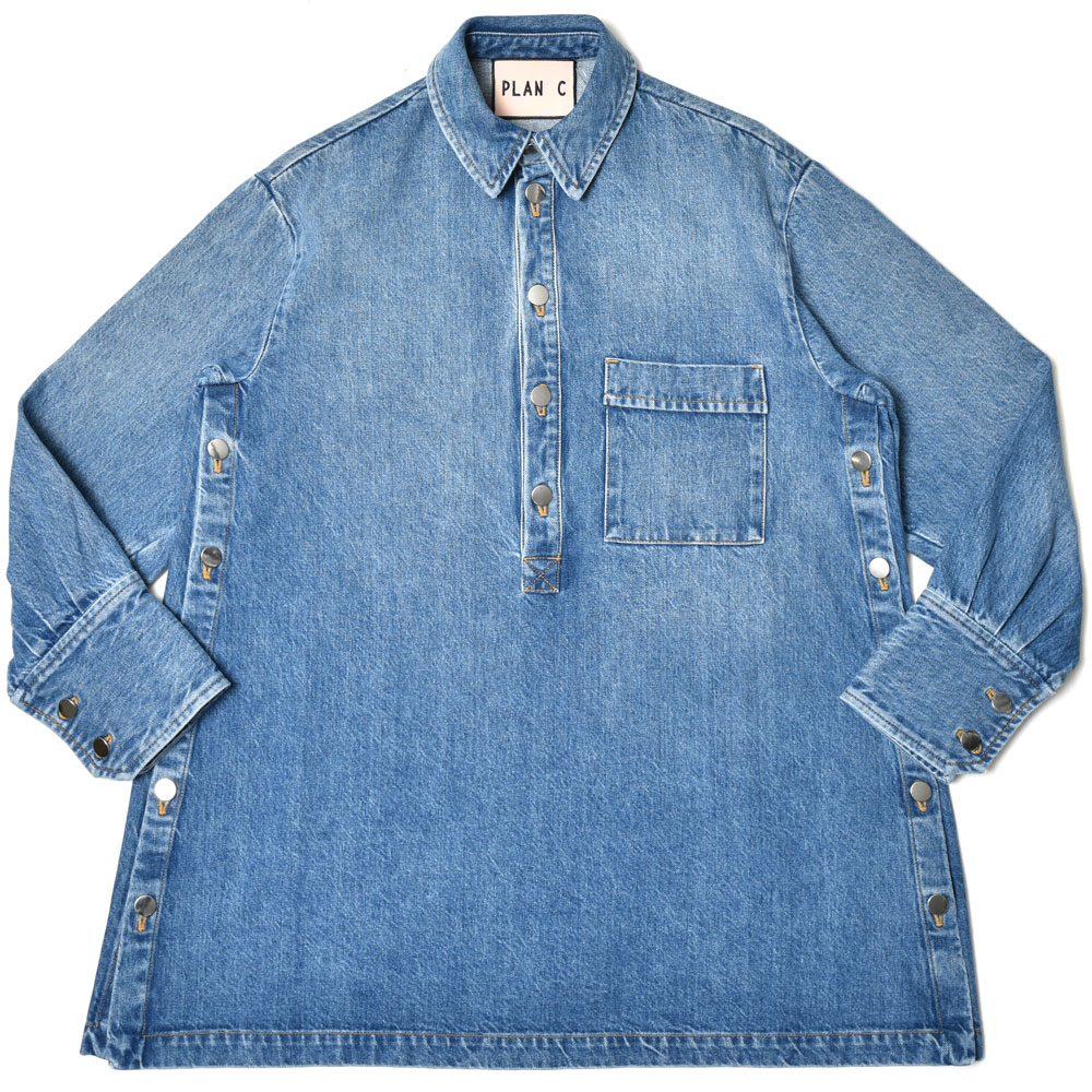 PLAN C(プラン シー)CMCEF02KW0/TD003 デニムシャツ レディース