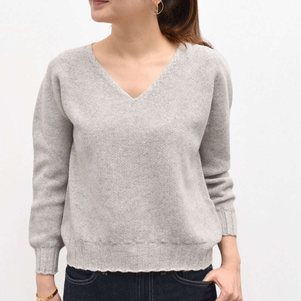 WINTER SALE】Cruciani(クルチアーニ)CD24.221 キッコデリーゾ Vネック