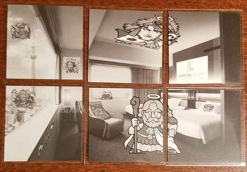 ロッテシティホテル錦糸町限定6カ月連続月変わりビックリマンシール