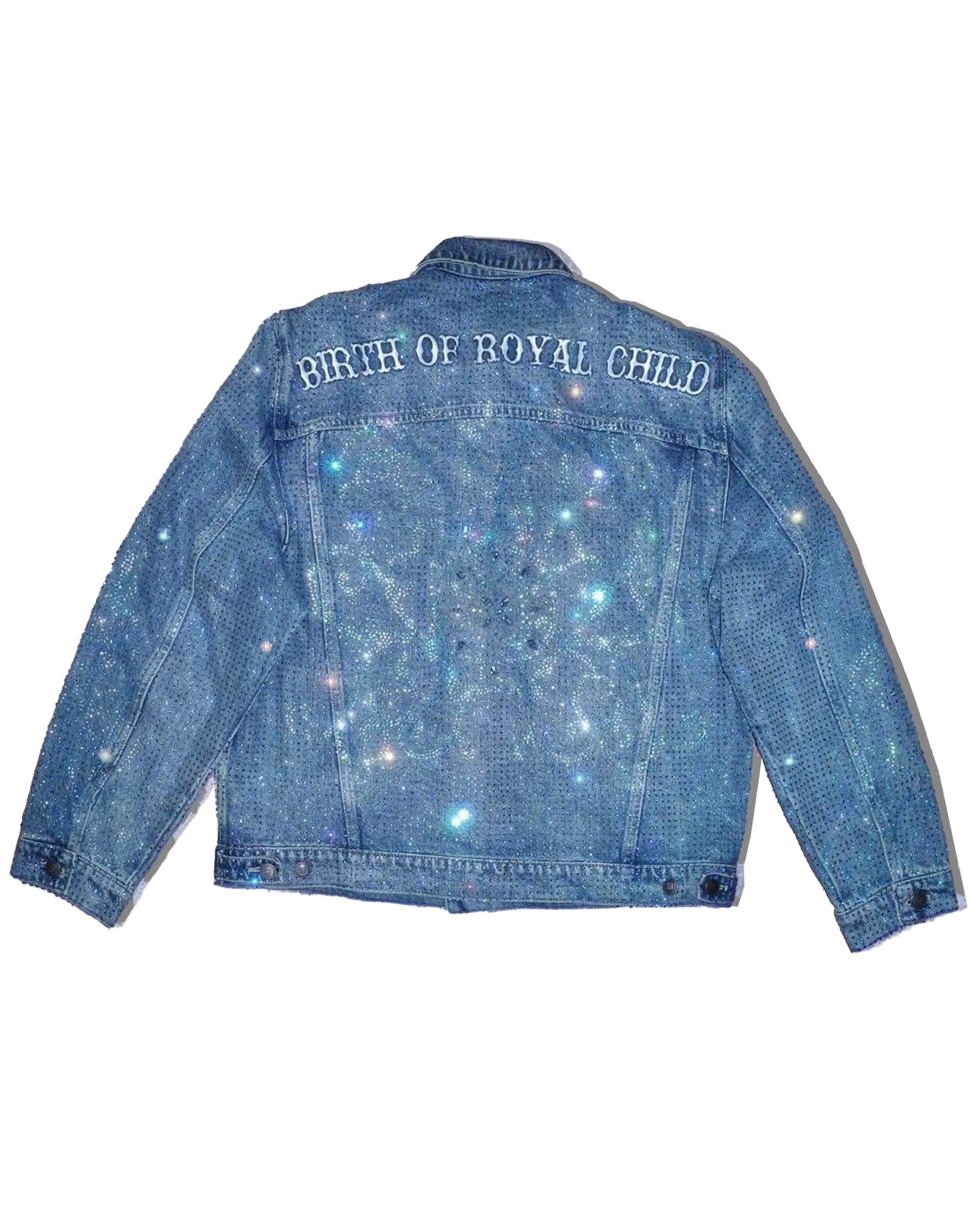 20k Diamond Vine Denim Jacket in BLU – Birth Of Royal Child
