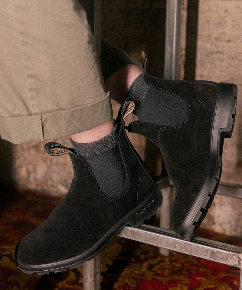 ブランドストーン】オリジナルス/ブラック スエードレザー/ブーツ