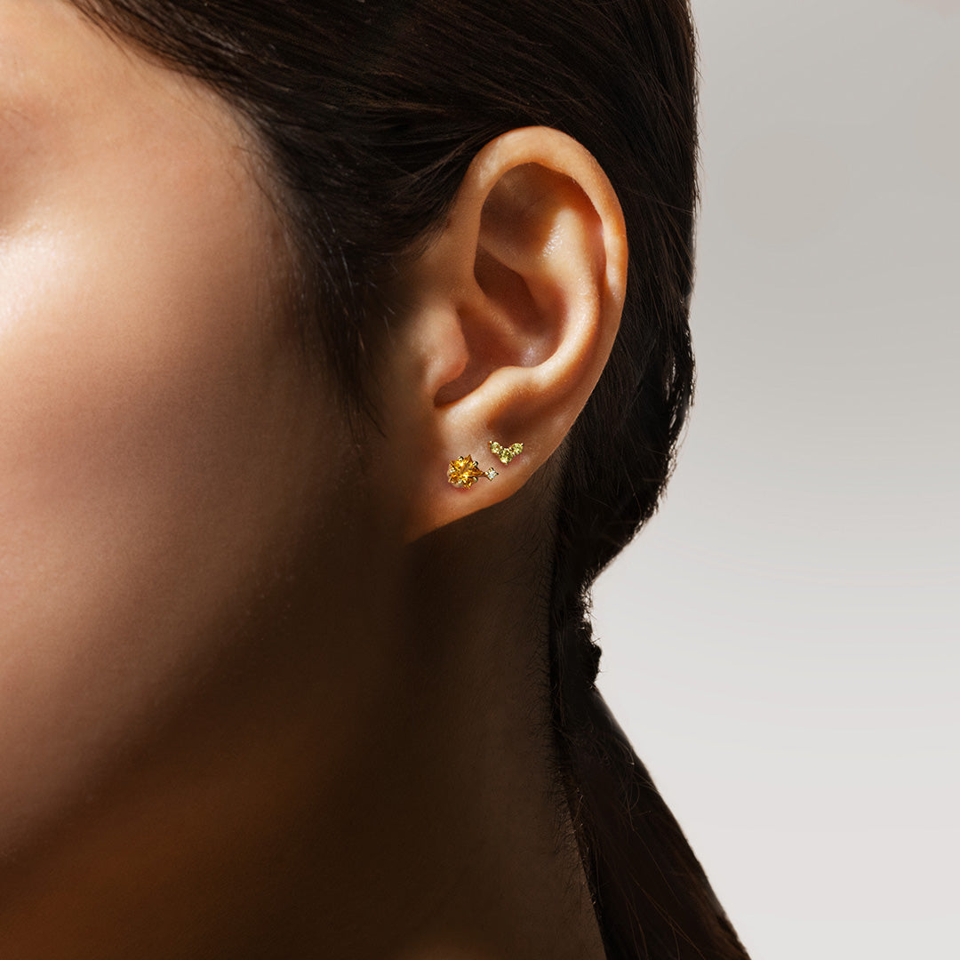 ビズー公式】非加熱サファイア(パープル・イエロー・ブルー) K18/K10