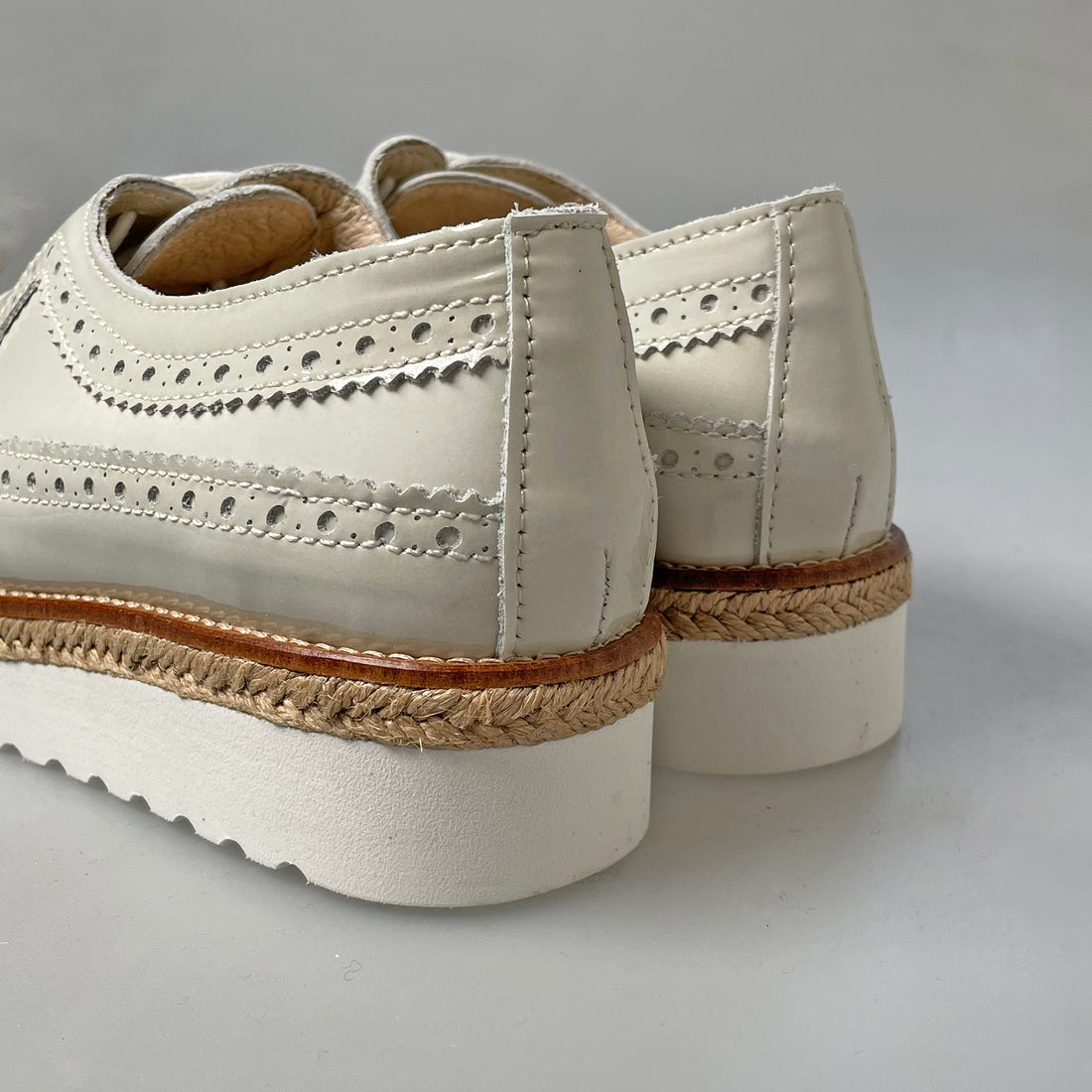 BONTRE/ジュート厚底レースアップシューズ/05702