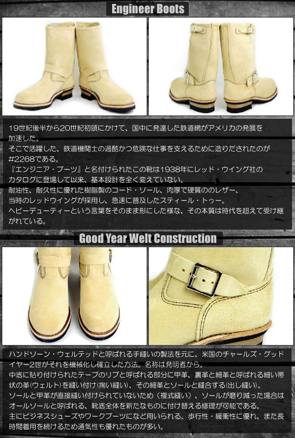 Red Wing(レッドウィング レッドウイング) 8268 ENGINEER BOOTS