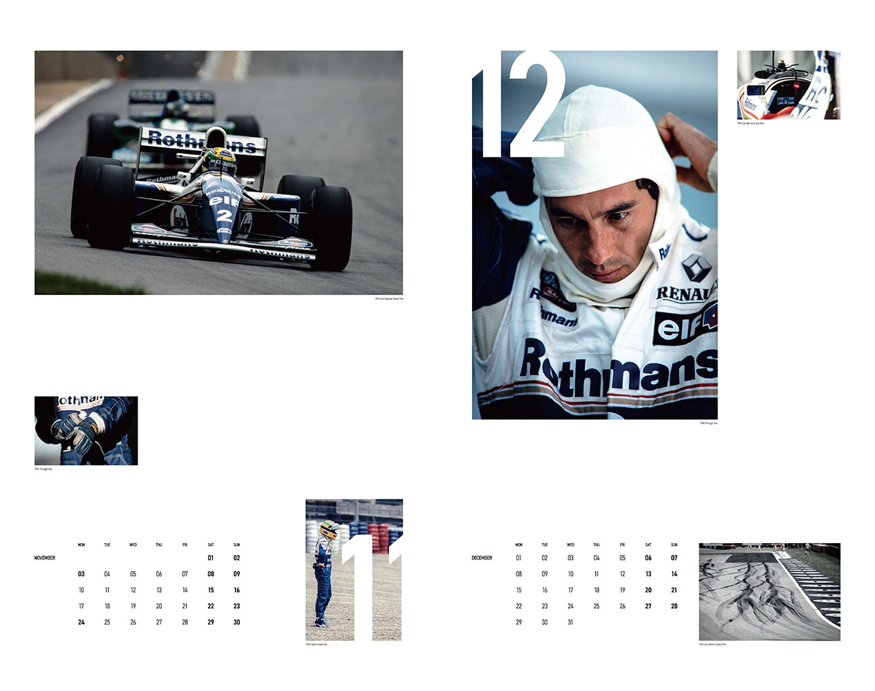 AYRTON SENNA CALENDAR 2025 Ayrton - インプレスブックス