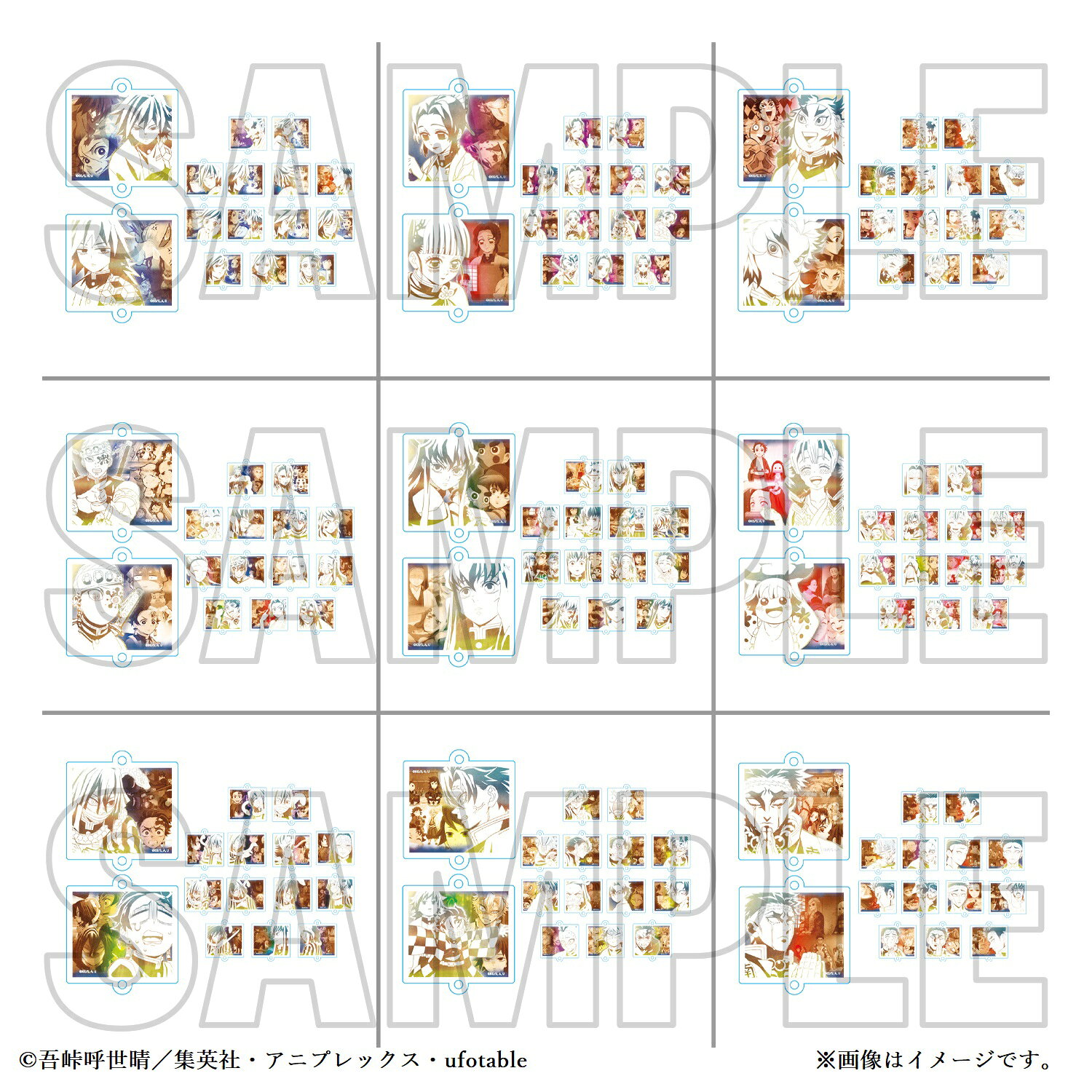 鬼滅の刃「柱展」グッズ大公開、ufotable描き下ろしビジュアル使用の