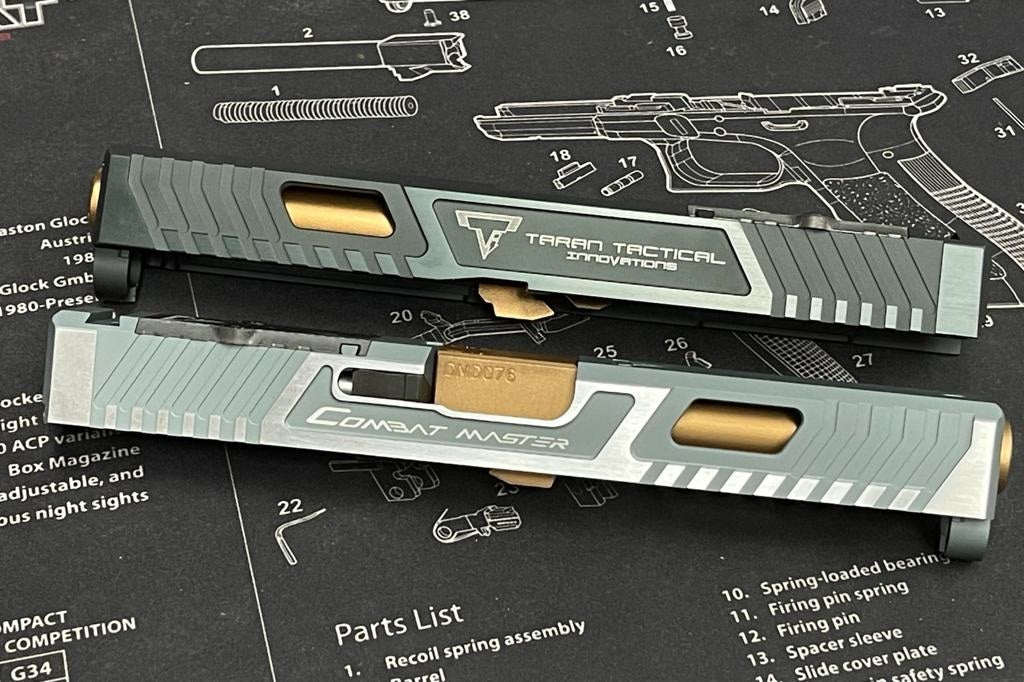 Bomber CNC Aluminum T-style G17 RMR Cut Slide Kit for Tokyo Marui