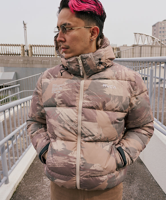 SALE】RVCA メンズ BACK PRINT PUFFER JKT ジャケット 【2025年秋冬