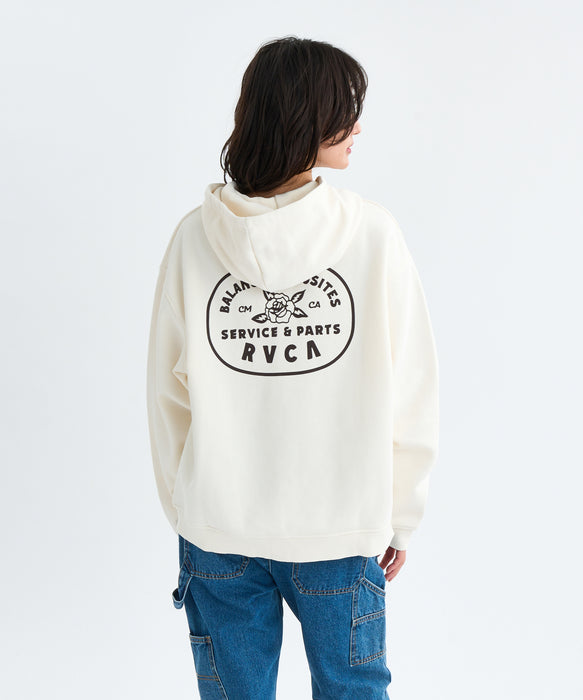 SALE】RVCA レディース COURT ZIP HOODIE パーカー 【2025年秋冬モデル】