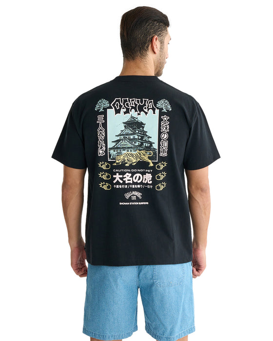 BILLABONG メンズ 【BB GALLERY】 OSAKA CASTLE Tシャツ【OVER FIT