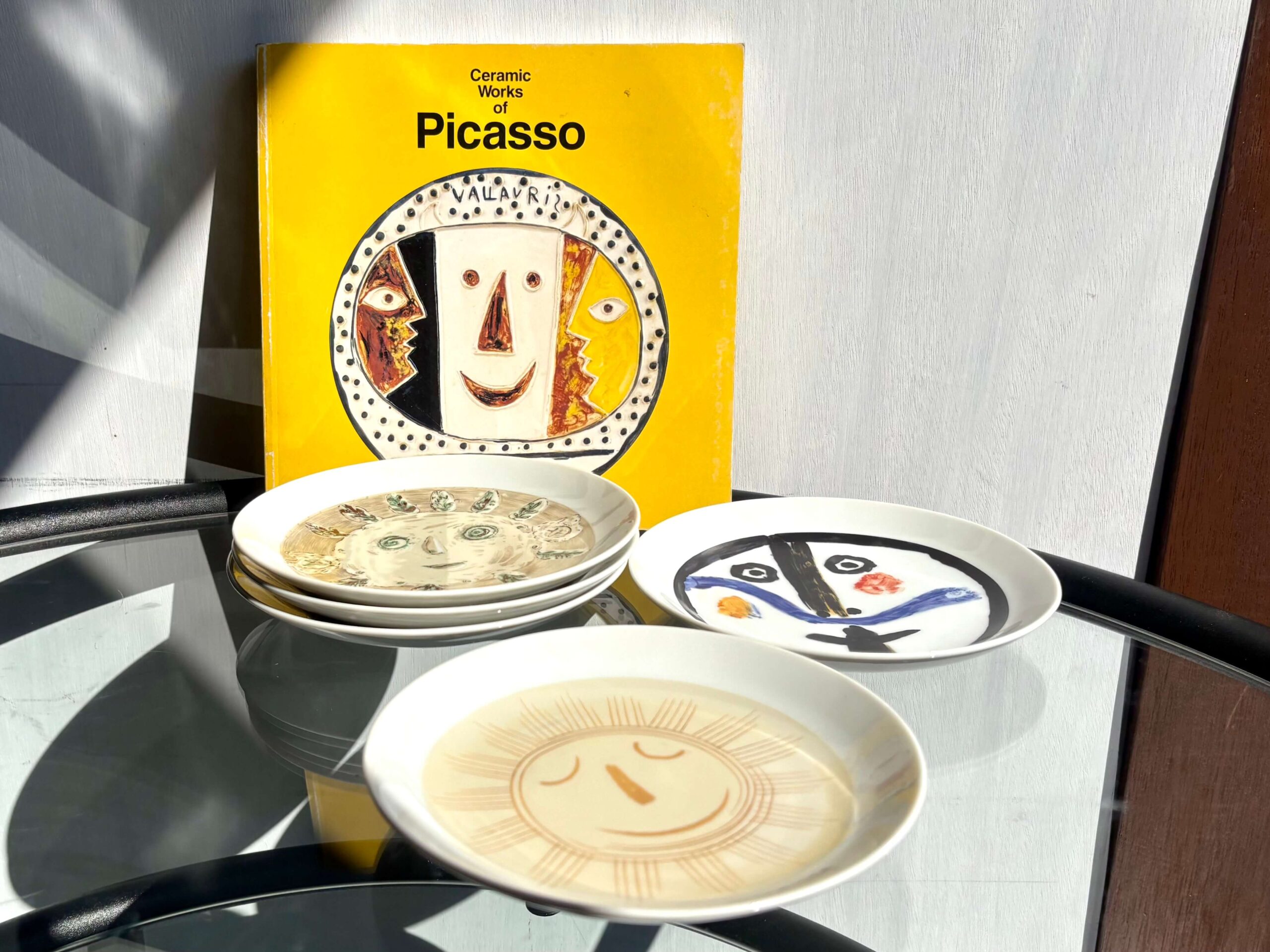 No.11118「箱根 彫刻の森美術館 ピカソ絵柄プレート5種」直径16cm