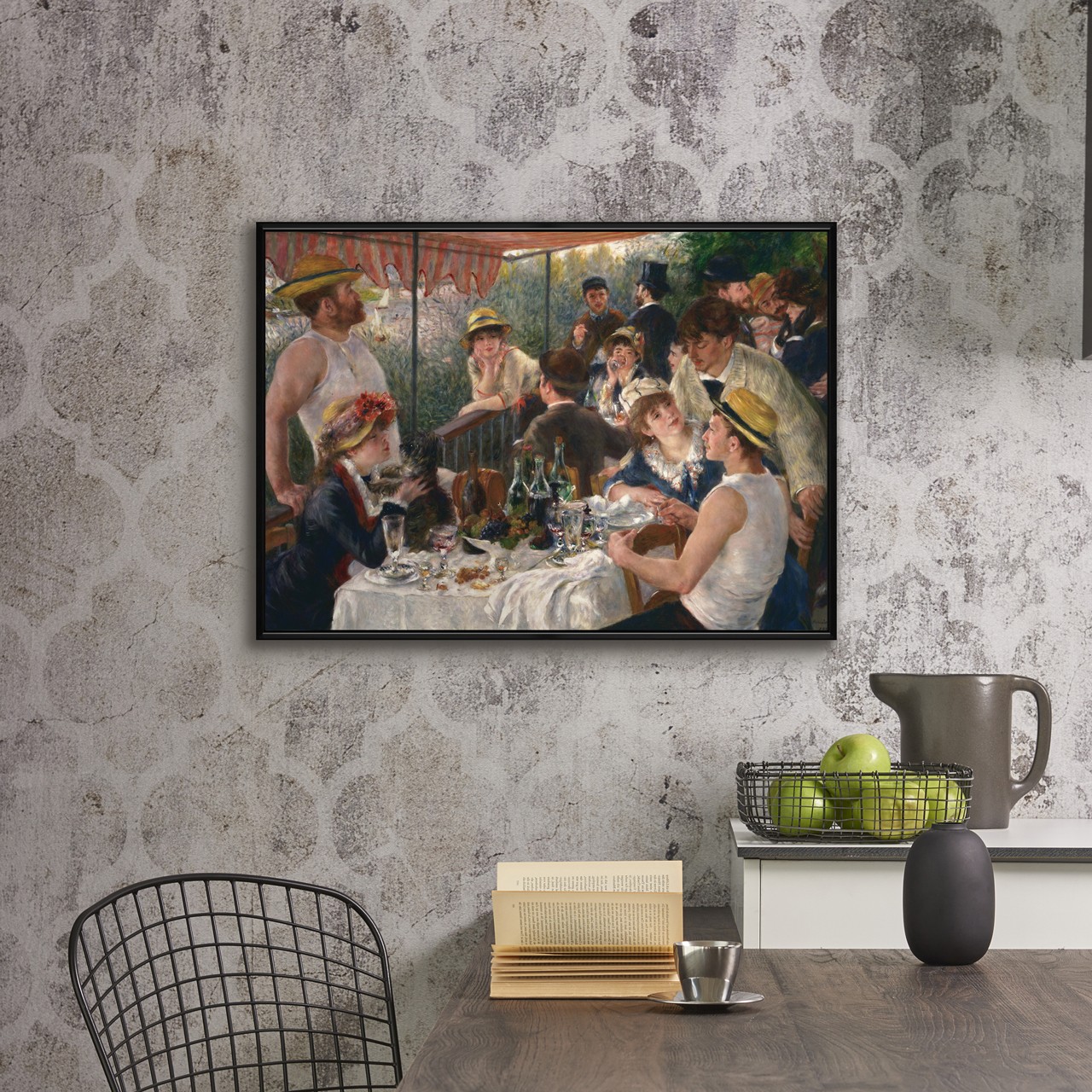 ピエール＝オーギュスト・ルノワール《舟遊びをする人々の昼食》