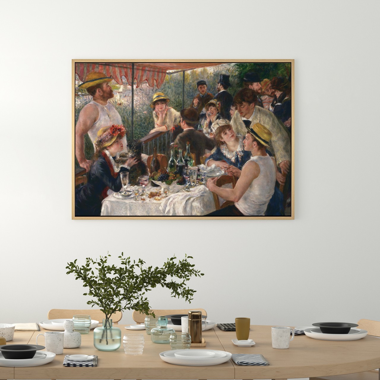 ピエール＝オーギュスト・ルノワール《舟遊びをする人々の昼食》