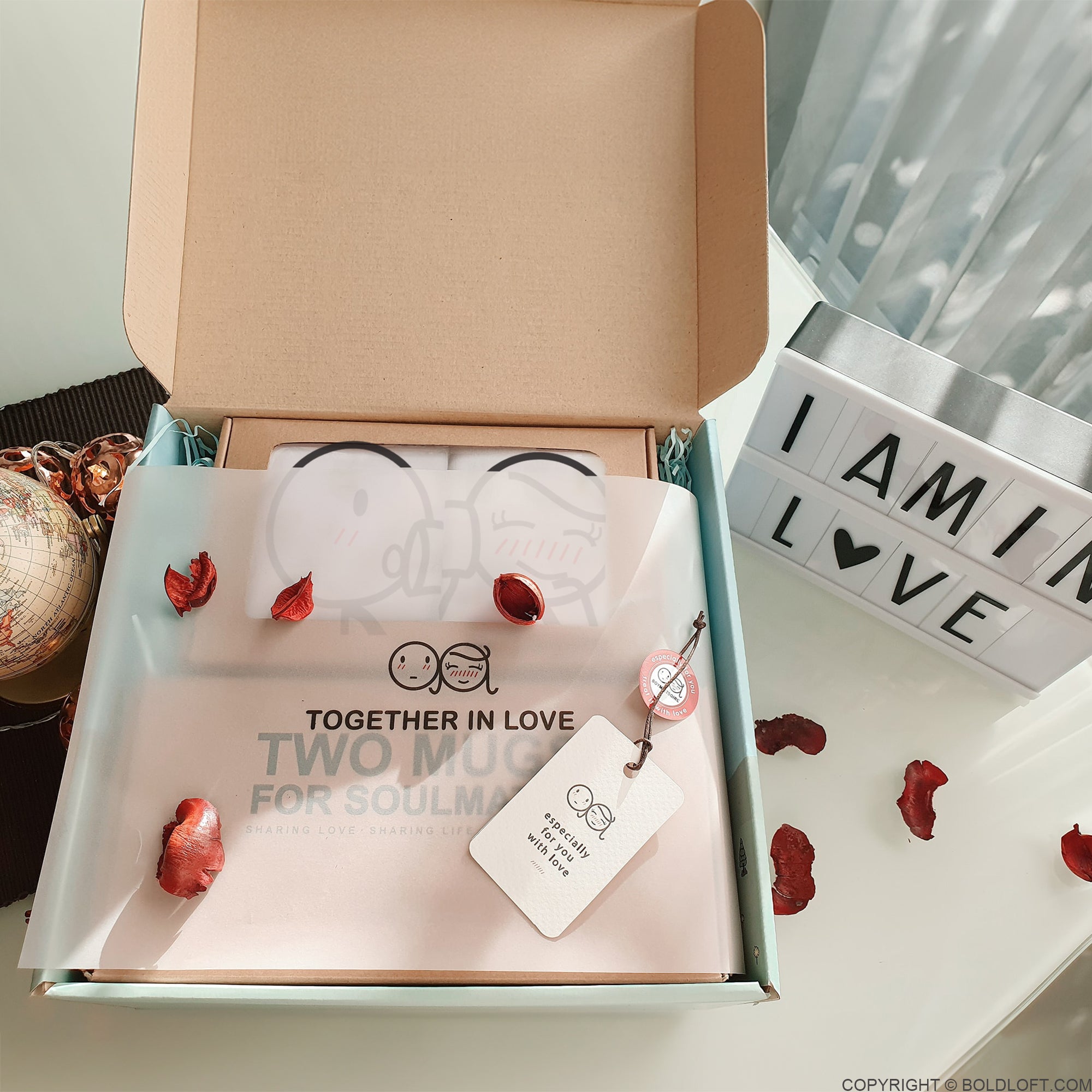 BoldLoft Together in Love™ Couple Gift Set III,Couple Gifts