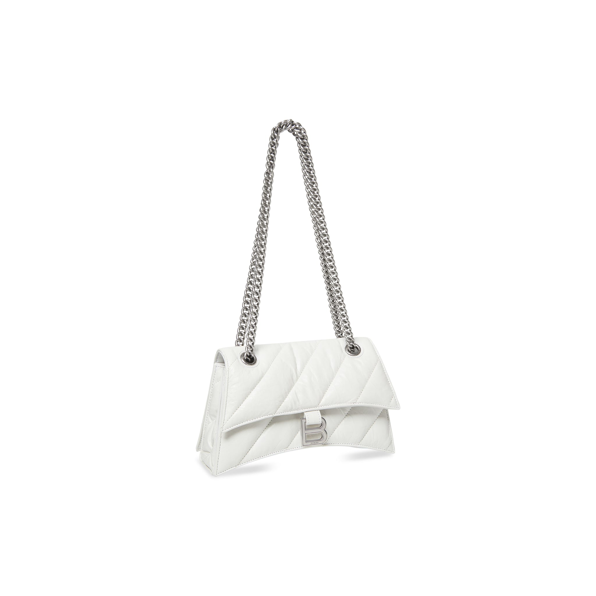 正規品・送料無料】BALENCIAGA / CRUSH Small Chain Bag White | BOLS