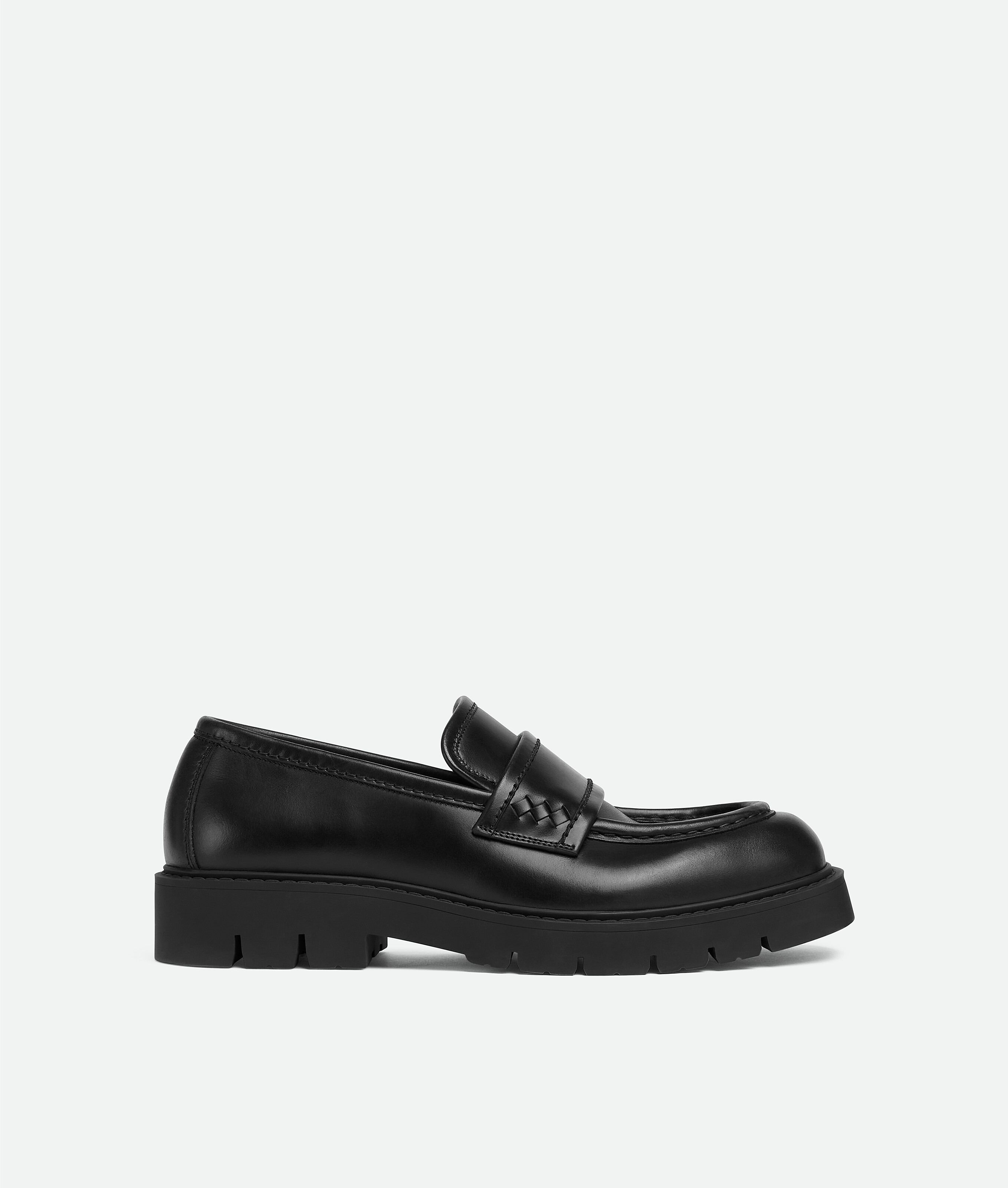 Men's Haddock Loafer in Black | Bottega Veneta US