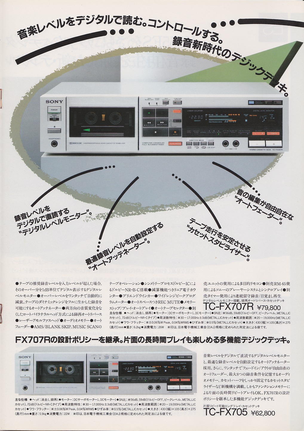 カセットデッキ 1984年8月 | ソニー坊やと呼ばれた男