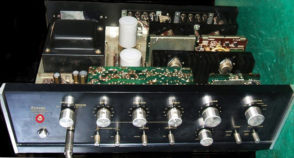 SANSUI・AU－666（プリメインアンプ）修理記⑤！ | たもつ ちゃん