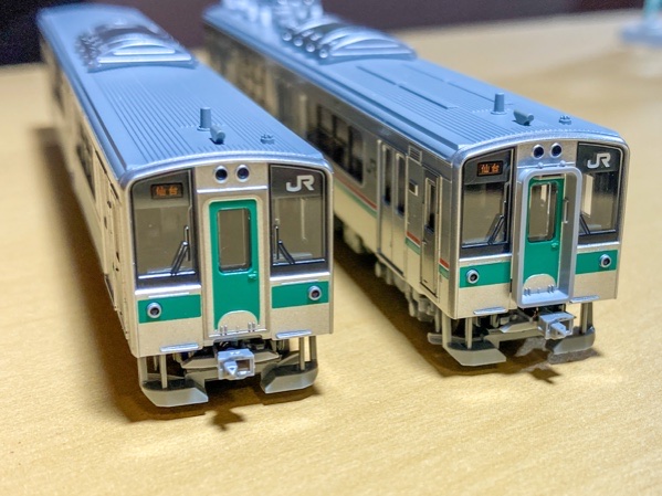 KATO 701系1000番台 盛岡色 - しなのさかいの駅前広場