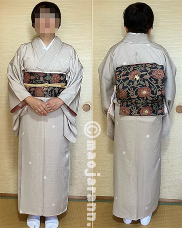 友人☆のお稽古着物。お久しぶりの蛍ぼかし。 | まおじゃらん