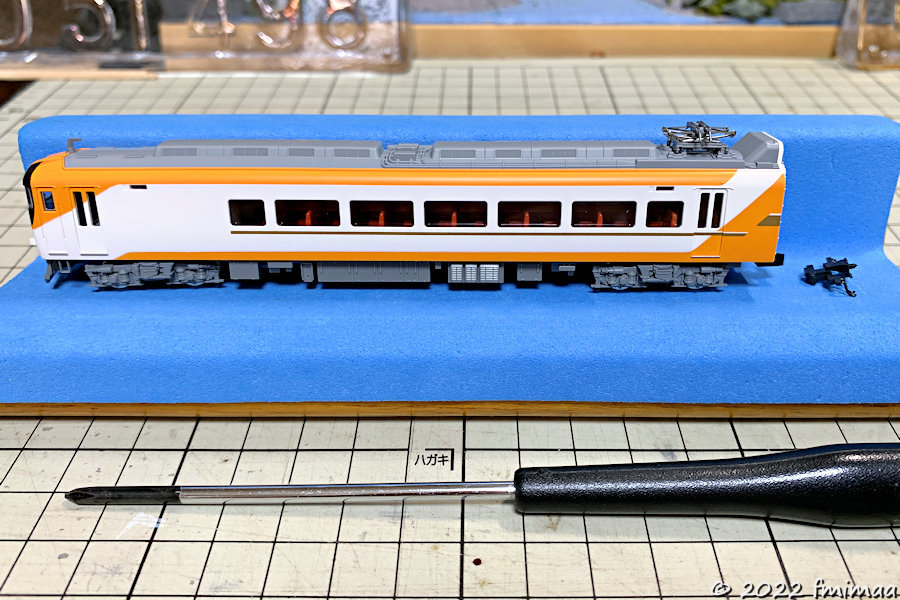 近鉄30000系ビスタEX（新塗装・喫煙室付） 入線整備 その1