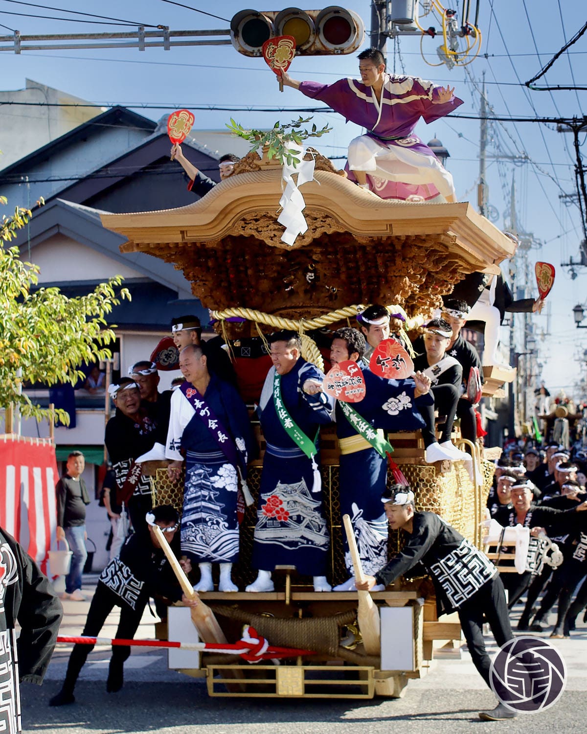 本町のだんじり（岸和田旧市・中央地区）泉祭記