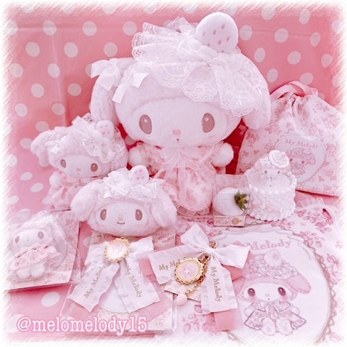 マイメロディ マイメロ サンリオ 白いちごのティータイム ぬいぐるみ