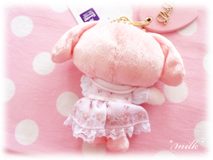 マイメロディ×リズリサコラボ ぬいぐるみリュック＆チャーム