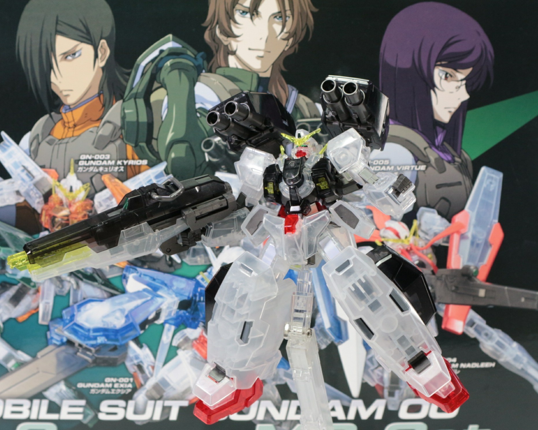 HG 1/144 「機動戦士ガンダム00」1st Season MSセット [クリアカラー