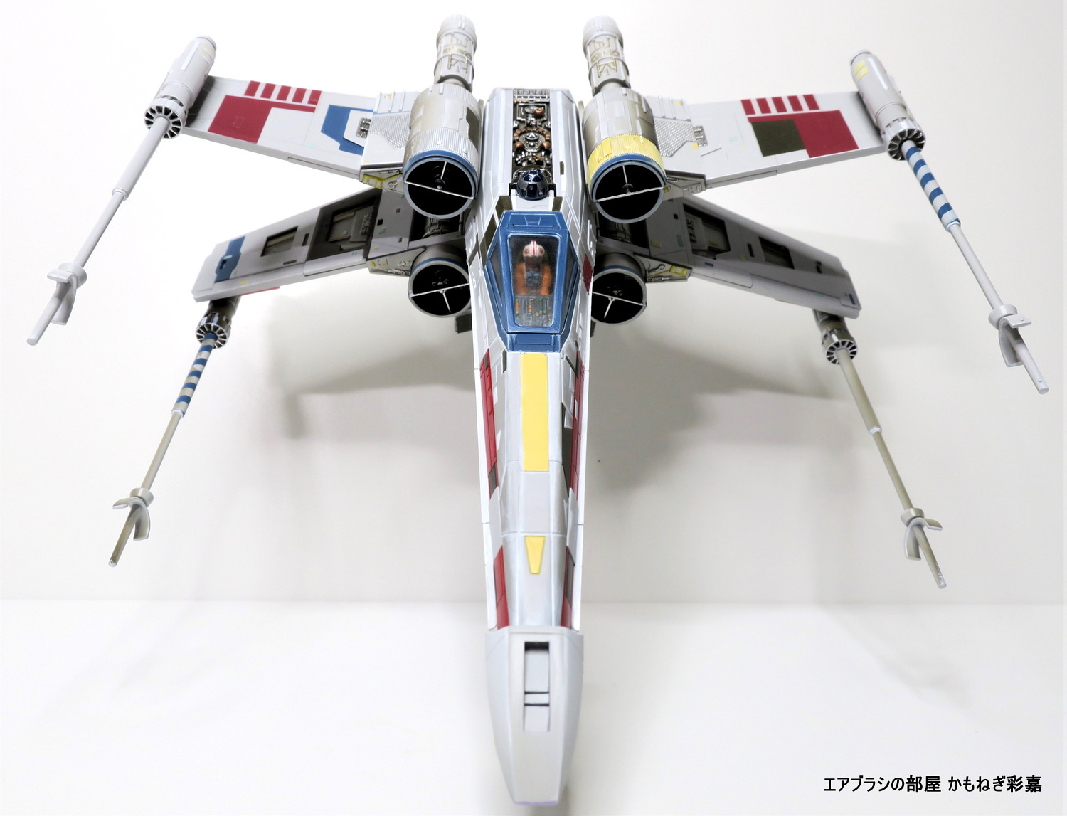 1/72 Xウイング・スターファイター、完成。STAR WARS プラモデル