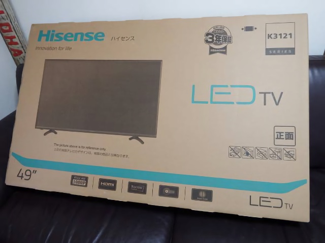テレビ】ハイセンス 『HJ49K3120 / HJ49K3121』 レビューチェック
