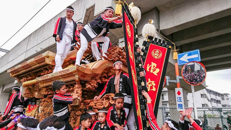 上之町地車新調入魂式 泉大津濱八町だんじり祭り 大阪府泉大津市｜西条