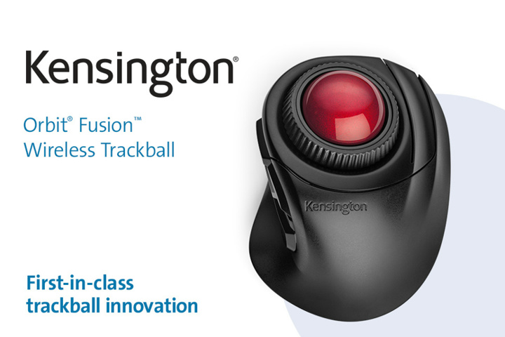 Kensington、人差し指操作の新型ワイヤレストラックボール『Orbit